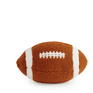 Football Shaped Pillow, Brown